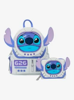 Loungefly Disney Lilo & Stitch Astronaut Stitch Figural Mini Backpack — BoxLunch Exclusive -Bioworld Store 33928920 av4 1