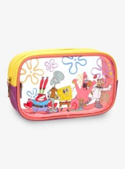 SpongeBob SquarePants Characters Cosmetic Bag Set -Bioworld Store 33928981 av2 1