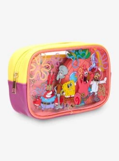 SpongeBob SquarePants Characters Cosmetic Bag Set -Bioworld Store 33928981 av3