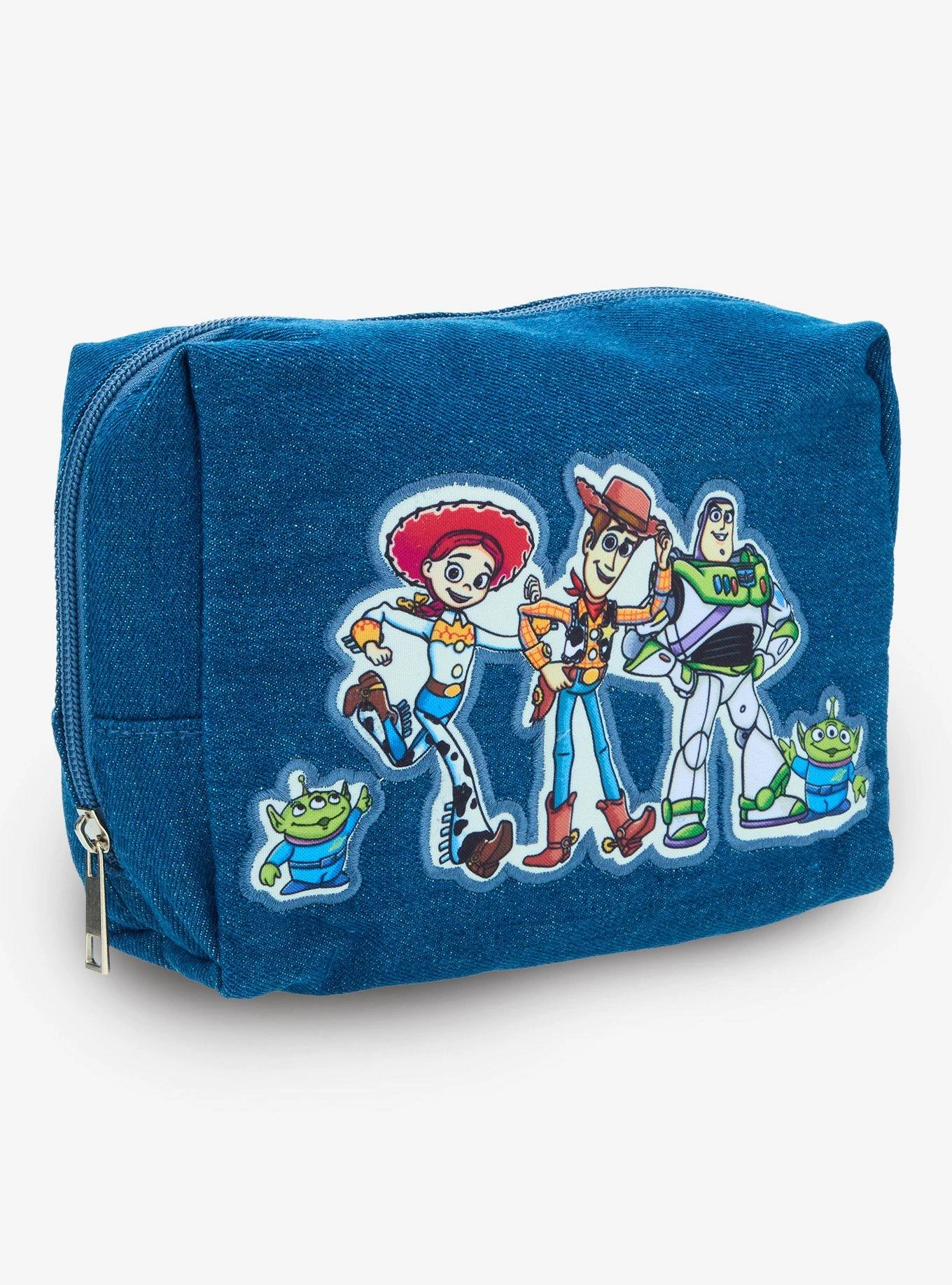 Disney Pixar Toy Story Denim Cosmetic Bag - BoxLunch Exclusive 6 Disney Pixar Toy Story Denim Cosmetic Bag - BoxLunch Exclusive - Image 4