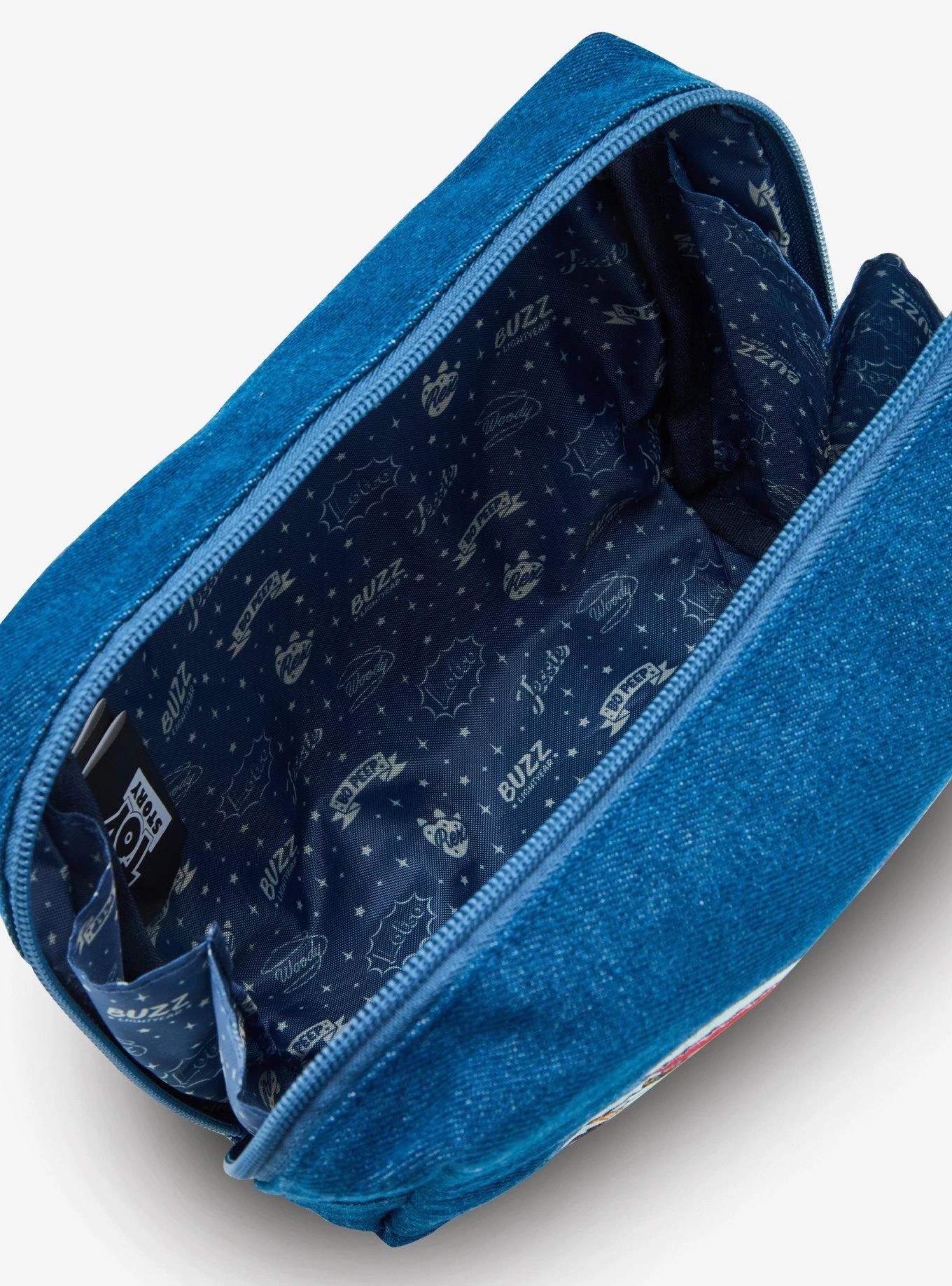 Disney Pixar Toy Story Denim Cosmetic Bag - BoxLunch Exclusive 5 Disney Pixar Toy Story Denim Cosmetic Bag - BoxLunch Exclusive - Image 3