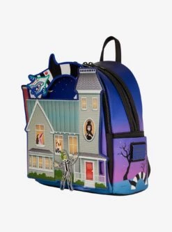 Loungefly Beetlejuice Maitland House Glow-In-The-Dark Mini Backpack -Bioworld Store 33959367 av2 1