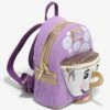 Loungefly Disney Beauty And The Beast Chip Figural Corduroy Mini Backpack — BoxLunch Exclusive -Bioworld Store 33974034 av1
