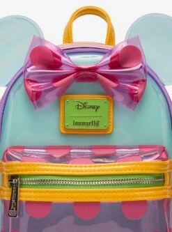 Loungefly Disney Minnie Mouse Polka Dot Colorblock Ears Mini Backpack - BoxLunch Exclusive -Bioworld Store 33974043 av1 1