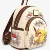 Loungefly Pokémon Pikachu & Eevee Floral Mini Backpack — BoxLunch Exclusive -Bioworld Store 33978109 av1