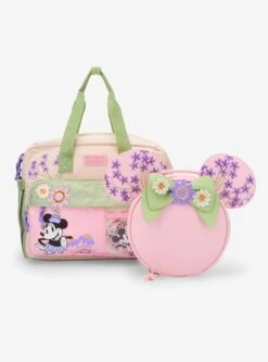 Disney Minnie Mouse Floral Retro Convertible Messenger Bag — BoxLunch Exclusive -Bioworld Store 34000256 av5 1