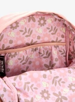 Disney Minnie Mouse Floral Blush Multi-Pocket Backpack — BoxLunch Exclusive -Bioworld Store 34000257 av4 1