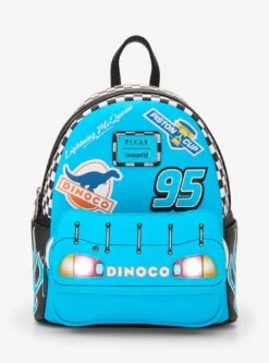 Loungefly Disney Pixar Cars Lightning McQueen Dinoco Light-Up Mini Backpack — BoxLunch Exclusive