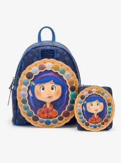 Loungefly Coraline Portal Button Frame Lenticular Mini Backpack — BoxLunch Exclusive -Bioworld Store 34203214 av4