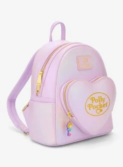 Loungefly Polly Pocket Iridescent Heart Pocket Mini Backpack - BoxLunch Exclusive