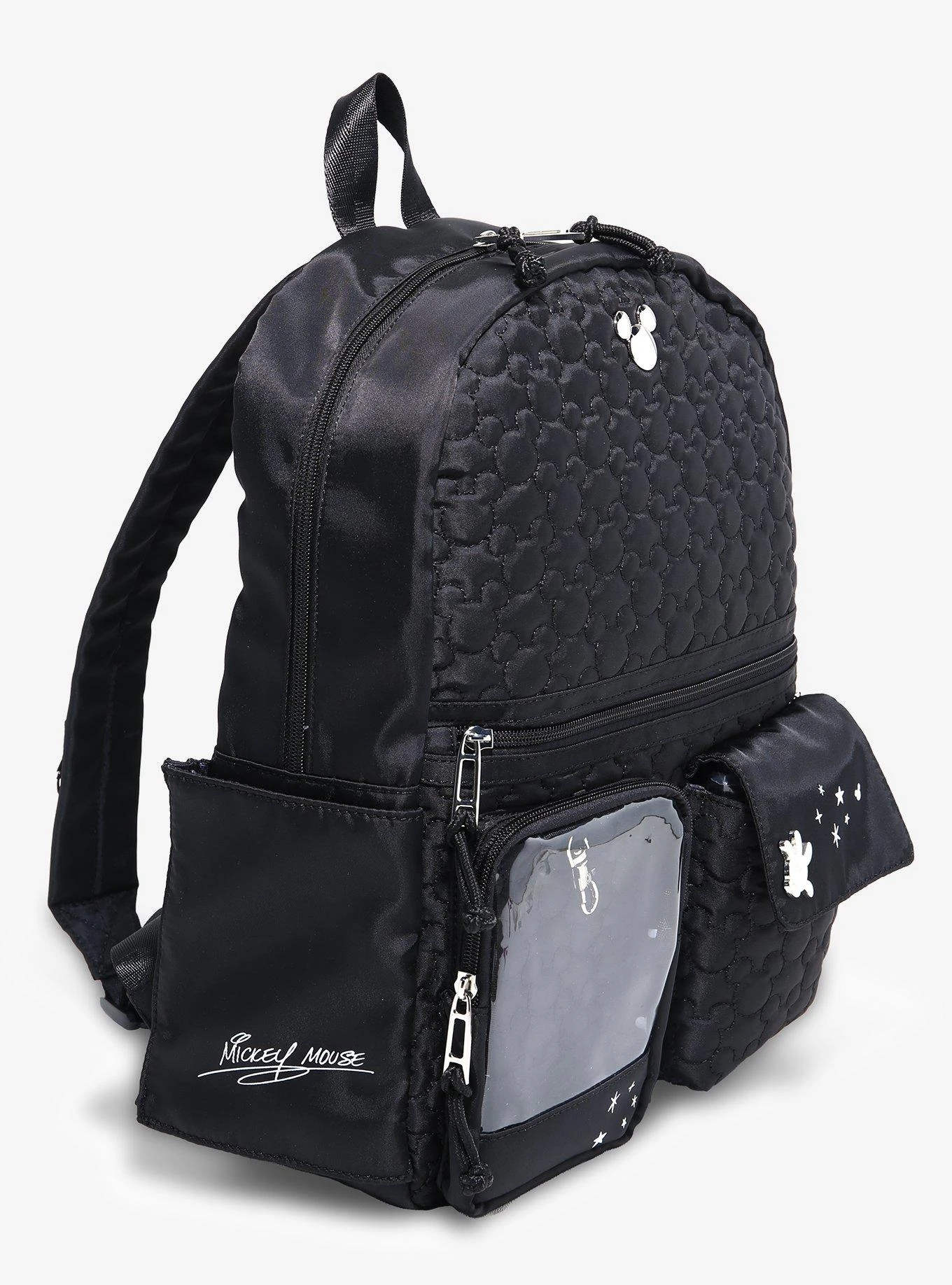 Disney Mickey Mouse Quilted Multi-Pocket Backpack - BoxLunch Exclusive 3 Disney Mickey Mouse Quilted Multi-Pocket Backpack - BoxLunch Exclusive