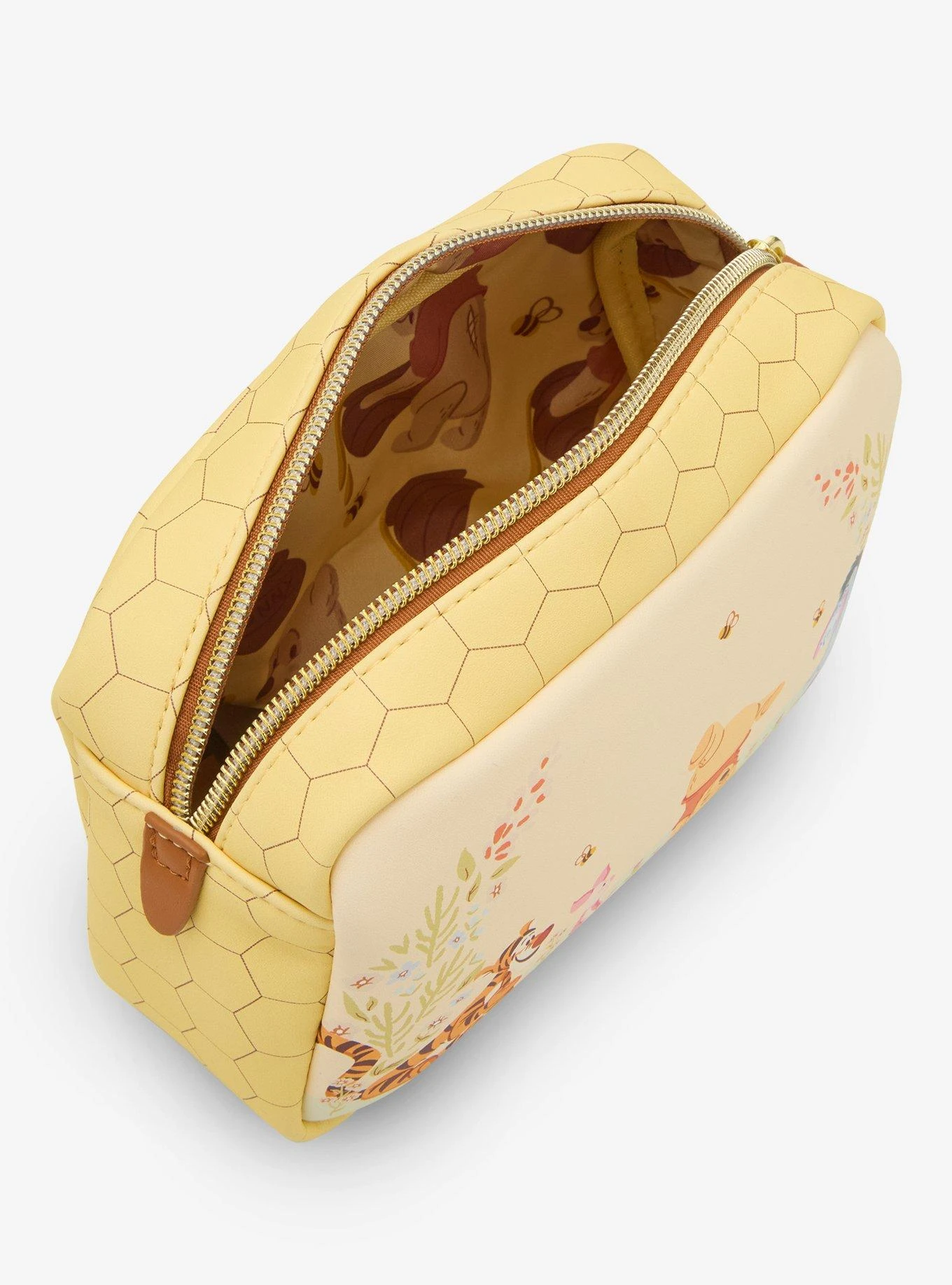 Loungefly Disney Winnie The Pooh Group Portrait Cosmetic Bag - BoxLunch Exclusive 5 Loungefly Disney Winnie The Pooh Group Portrait Cosmetic Bag - BoxLunch Exclusive - Image 3