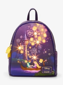 Loungefly Disney Tangled Lantern Scene Light-Up Mini Backpack (BoxLunch 10th Anniversary Edition) - BoxLunch Exclusive