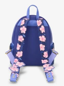 Loungefly Disney Lilo & Stitch Floral Sunset Scene Mini Backpack (BoxLunch 10th Anniversary Edition) - BoxLunch Exclusive -Bioworld Store 34367524 av2 1