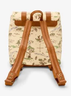 Loungefly Disney Winnie The Pooh Hundred Acre Wood Map Buckle Strap Mini Backpack (BoxLunch 10th Anniversary Edition) - BoxLunch Exclusive -Bioworld Store 34367526 av2 1