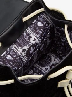 Loungefly Disney The Nightmare Before Christmas Quilted Bat Mini Backpack (10th Anniversary Edition) - BoxLunch Exclusive -Bioworld Store 34367540 av3