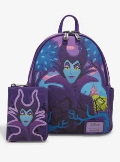 Loungefly Disney Sleeping Beauty Maleficent Mini Backpack — BoxLunch Exclusive -Bioworld Store 34367545 av4 1