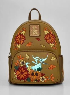 Bioworld Store 13 Disney The Nightmare Before Christmas Zero & Jack Skellington Fall Glow-in-the-Dark Mini Backpack - BoxLunch Exclusive