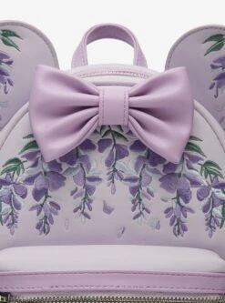 Loungefly Disney Minnie Mouse Wisteria Ears Floral Scented Mini Backpack - BoxLunch Exclusive -Bioworld Store 34367570 av1 1