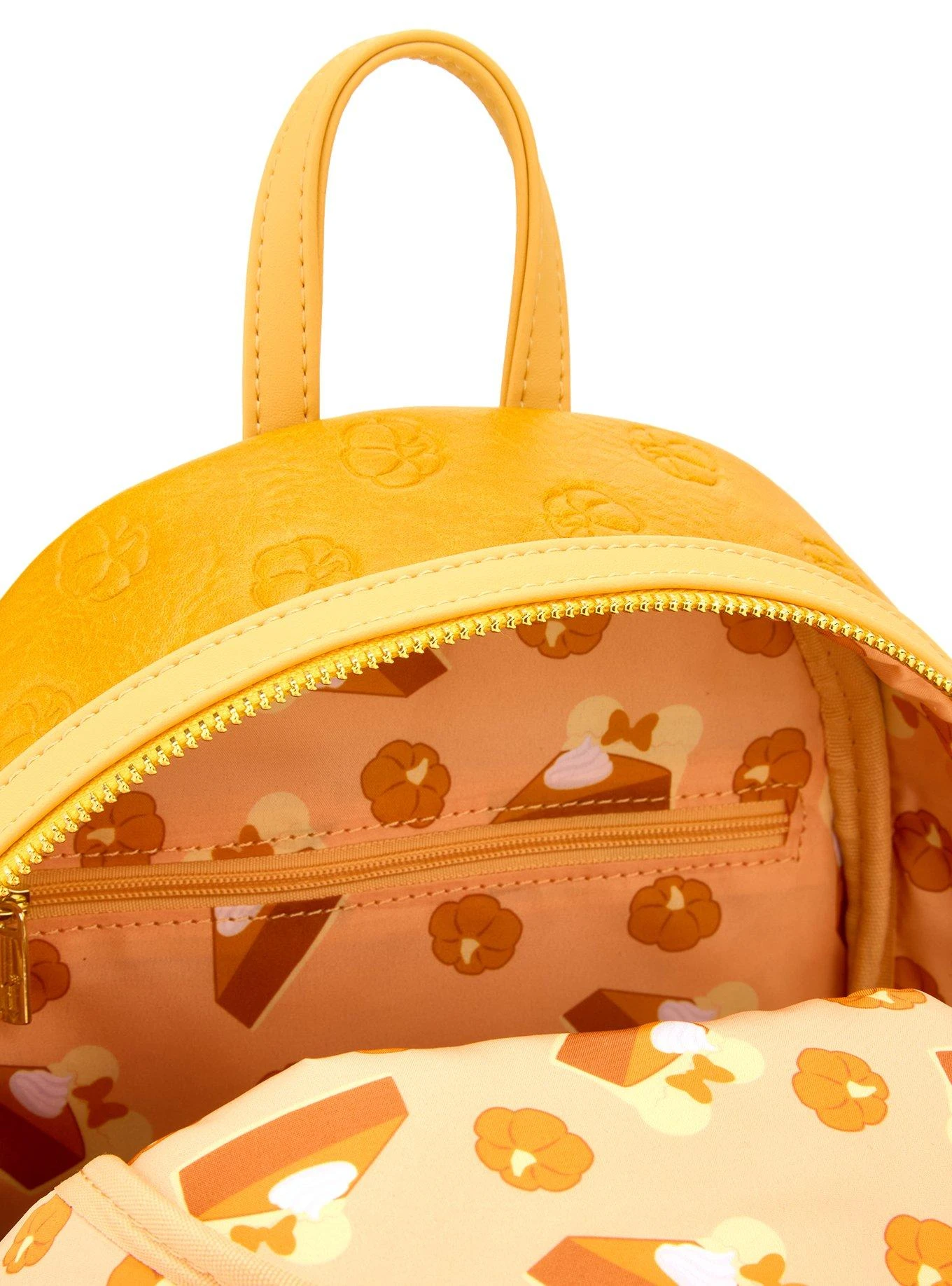 Loungefly Disney Minnie Mouse Pumpkin Pie Cinnamon Scented Mini Backpack — BoxLunch Exclusive 5 Loungefly Disney Minnie Mouse Pumpkin Pie Cinnamon Scented Mini Backpack — BoxLunch Exclusive - Image 3