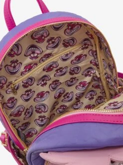 Loungefly Disney Alice In Wonderland Fuzzy Cheshire Cat Mini Backpack - BoxLunch Exclusive -Bioworld Store 34367596 av3 1