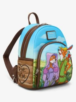 Loungefly Disney Robin Hood & Maid Marian Sky Mini Backpack - BoxLunch Exclusive -Bioworld Store 34515380 av1 1