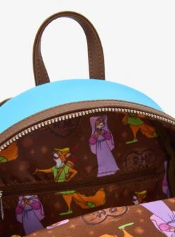 Loungefly Disney Robin Hood & Maid Marian Sky Mini Backpack - BoxLunch Exclusive -Bioworld Store 34515380 av3