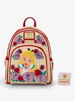 Loungefly Disney Alice In Wonderland Color Changing Roses Mini Backpack — BoxLunch Exclusive -Bioworld Store 34515388 av2