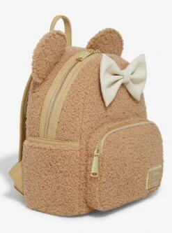 Loungefly Disney Minnie Mouse Sherpa Mini Backpack - BoxLunch Exclusive -Bioworld Store 34515408 av1 1