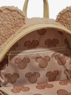 Loungefly Disney Minnie Mouse Sherpa Mini Backpack - BoxLunch Exclusive -Bioworld Store 34515408 av3