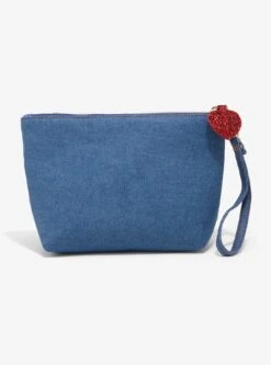 Marvel Spider-Man Denim Cartoon Patches Cosmetic Bag 12 Marvel Spider-Man Denim Cartoon Patches Cosmetic Bag -Bioworld Store 34588515 av2 1