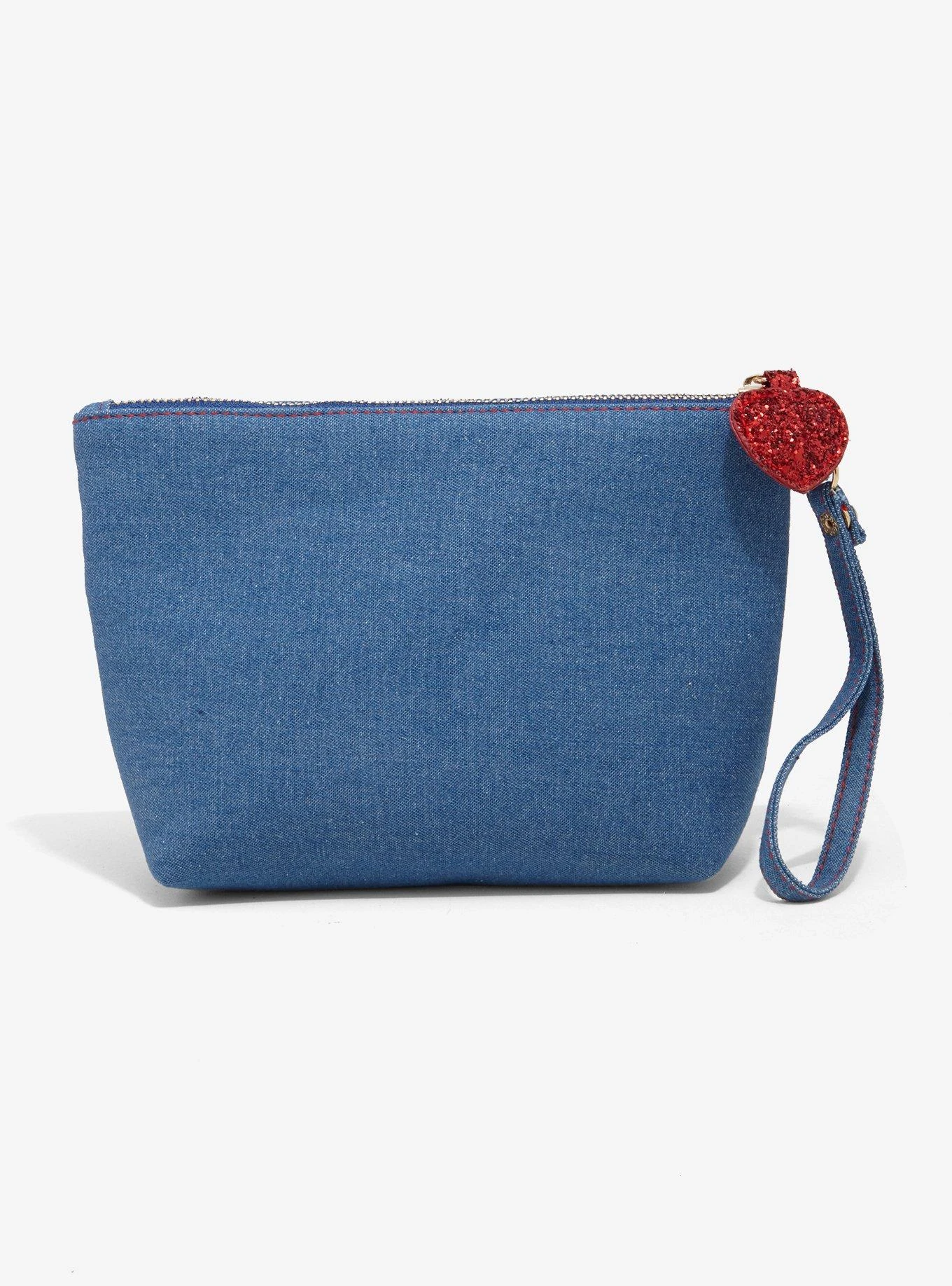 Marvel Spider-Man Denim Cartoon Patches Cosmetic Bag 7 Marvel Spider-Man Denim Cartoon Patches Cosmetic Bag - Image 5