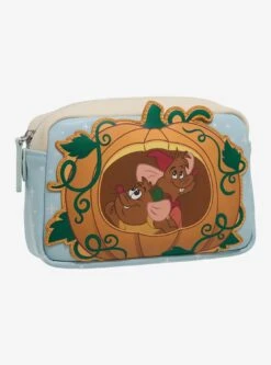 Loungefly Disney Cinderella Jaq & Gus Pumpkin Cosmetic Bag — BoxLunch Exclusive -Bioworld Store 34588517 av1 1