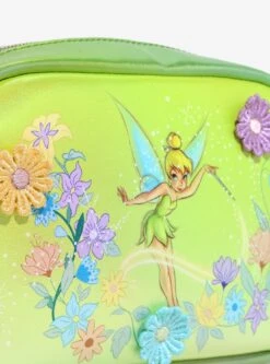 Loungefly Peter Pan Tinker Bell Floral Cosmetic Bag — BoxLunch Exclusive -Bioworld Store 34588528 av2 1