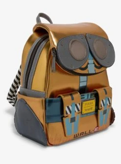 Loungefly Disney Pixar WALL-E Metallic WALL-E Figural Mini Backpack - BoxLunch Exclusive -Bioworld Store 34598463 av1 1