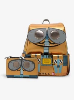 Loungefly Disney Pixar WALL-E Metallic WALL-E Figural Mini Backpack - BoxLunch Exclusive -Bioworld Store 34598463 av4