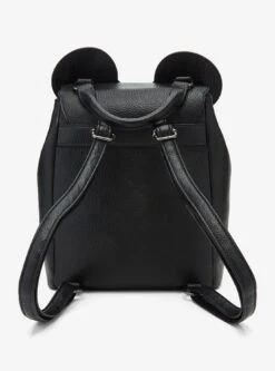 Loungefly Disney Minnie Mouse Pebble Textured Black Mini Backpack — BoxLunch Exclusive -Bioworld Store 34602851 av2