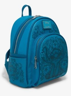 Loungefly Disney Lilo & Stitch Hibiscus Blue Mini Backpack — BoxLunch Exclusive -Bioworld Store 34602869 av1 1