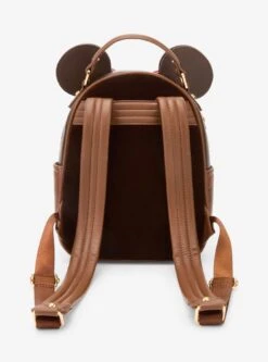 Disney Minnie Mouse Velvet Floral Interchangeable Ears Mini Backpack - BoxLunch Exclusive -Bioworld Store 34777337 av3