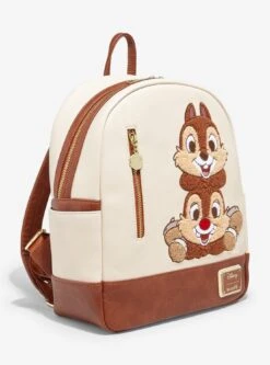 Loungefly Disney Chip & Dale Chenille Patch Mini Backpack - BoxLunch Exclusive -Bioworld Store 34811883 av1 1