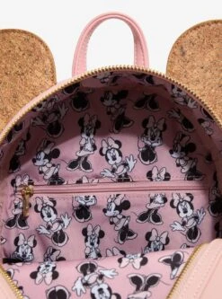Loungefly Disney Minnie Mouse Corkboard Pin Display Ears Mini Backpack With Pin - BoxLunch Exclusive -Bioworld Store 34811884 av3