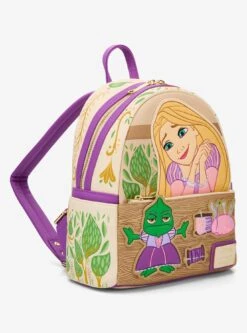 Loungefly Disney Tangled Rapunzel & Pascal Dress Mini Backpack — BoxLunch Exclusive -Bioworld Store 34811887 av1 1