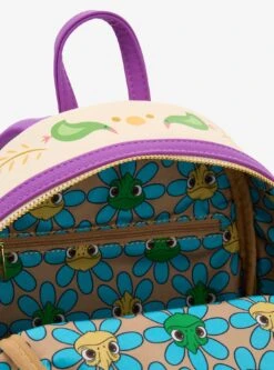 Loungefly Disney Tangled Rapunzel & Pascal Dress Mini Backpack — BoxLunch Exclusive -Bioworld Store 34811887 av3 1