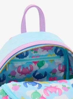 Loungefly Disney Lilo & Stitch Angel & Stitch Hot Air Balloon Mini Backpack — BoxLunch Exclusive -Bioworld Store 34811904 av3