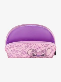 Disney Lilo & Stitch Angel With Heart Zipper 2-Piece Cosmetic Case Set -Bioworld Store 34813598 av5 1
