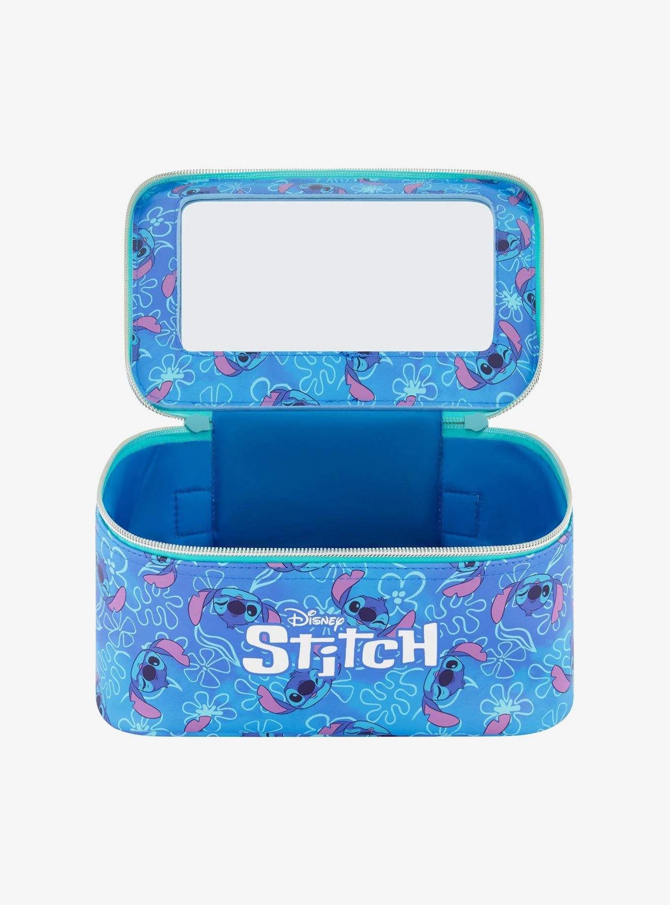 Disney Lilo & Stitch All-Over Stitch Print 2-Piece Cosmetic Case Set 4 Disney Lilo & Stitch All-Over Stitch Print 2-Piece Cosmetic Case Set - Image 2