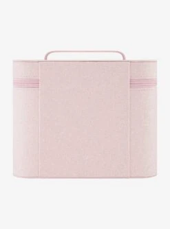 Barbie Glitter Pink Cosmetic Case Organizer With Mirror -Bioworld Store 34813617 av4