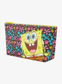 SpongeBob SquarePants Jellyfish Fields Cosmetic Travel Bag -Bioworld Store 34813626 av3 1