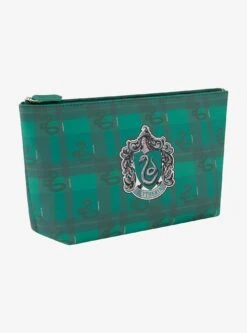 Harry Potter Slytherin Crest Cosmetic Travel Bag -Bioworld Store 34813627 av2 1