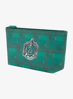 Harry Potter Slytherin Crest Cosmetic Travel Bag -Bioworld Store 34813627 av3